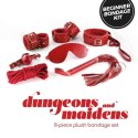 CRUSHIOUS DUNGEONS & MAIDENS BDSM KIT RED Boss of toys