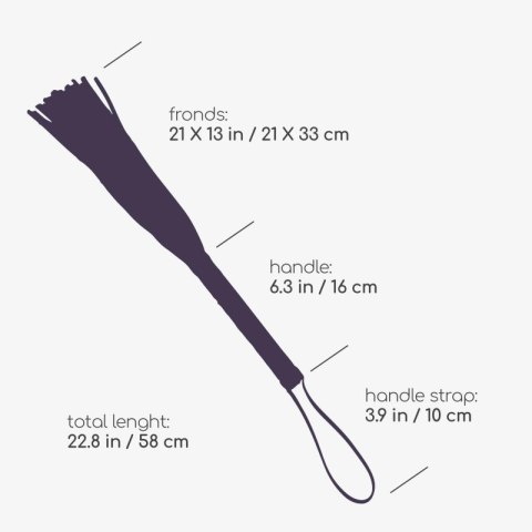 CRUSHIOUS FLOGGY NINE TAILS WHIP BLACK Boss of toys