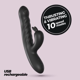 CRUSHIOUS LAPIN THRUSTING RABBIT VIBRATOR BLACK Boss of toys