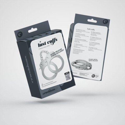 CRUSHIOUS LUST METAL HANDCUFFS Boss of toys