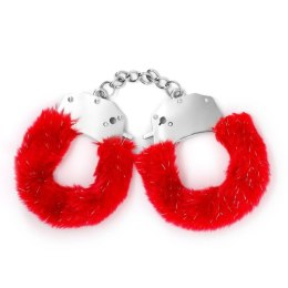 CRUSHIOUS SPANGLE METAL CUFFS WITH PLUSH RED Boss of toys