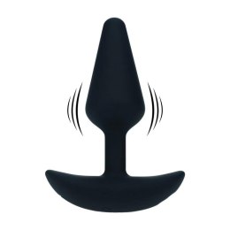 Classic Vibrating Silicone Anal Plug - S - Black Boss of toys