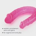 CRUSHIOUS DEEP DIVER DOUBLE DILDO WITH ANAL LUBRICANT 50ML PINK Boss of toys