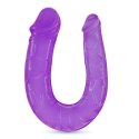 CRUSHIOUS DEEP DIVER DOUBLE DILDO WITH ANAL LUBRICANT 50ML PURPLE Boss of toys