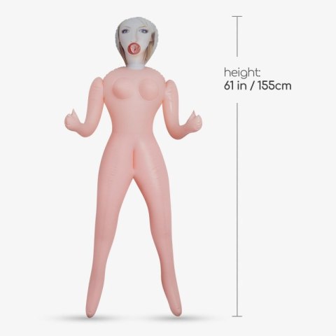 CRUSHIOUS MARTA THE STEWARDESS INFLATABLE DOLL BLONDE Boss of toys