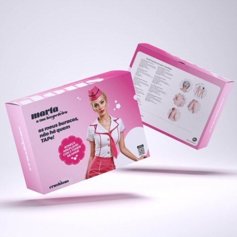 CRUSHIOUS MARTA THE STEWARDESS INFLATABLE DOLL BLONDE Boss of toys