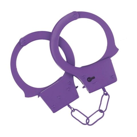 Classic Metal Handcuffs - Purple Boss of toys