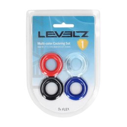 Cockring Set of 4 - Multicolor Boss of toys
