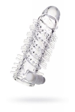 Sleeve TOYFA A-Toys Fril, with vibro bullet, TPR, transparent, 13,4 cm Boss of toys