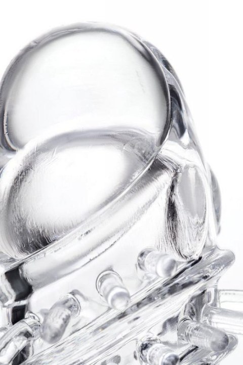 Sleeve TOYFA A-Toys Fril, with vibro bullet, TPR, transparent, 13,4 cm Boss of toys