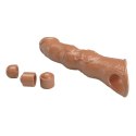 Pretty Love Extension Penis Sleeve with Modular Length Blocks Brown - 28 cm Boss of toys