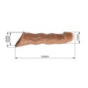 Pretty Love Extension Penis Sleeve with Modular Length Blocks Brown - 28 cm Boss of toys