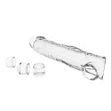 Pretty Love Extension Penis Sleeve with Modular Length Blocks - Clear - 26 cm Boss of toys