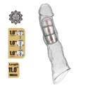 Pretty Love Extension Penis Sleeve with Modular Length Blocks Clear - 28 cm Boss of toys