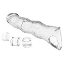 Pretty Love Extension Penis Sleeve with Modular Length Blocks Clear - 28 cm Boss of toys
