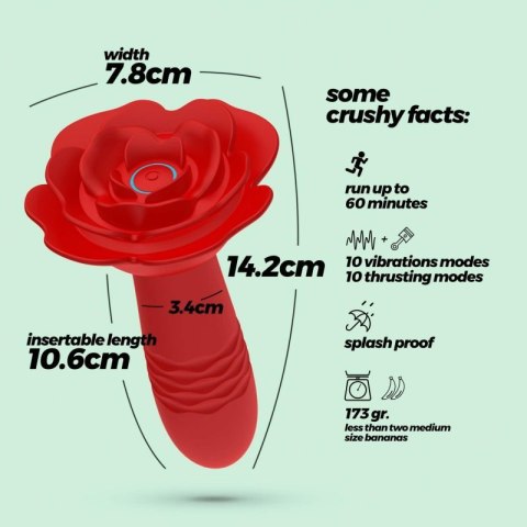 CRUSHIOUS ROMEO THRUSTING ANAL PLUG WITH REMOTE CONTROL Boss of toys