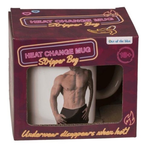 Kubek striptis chłopak efekt termiczny 350ml kamikonka Boss of toys