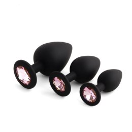 Jewellery - Silicone PLUG - SET Black Boss of toys