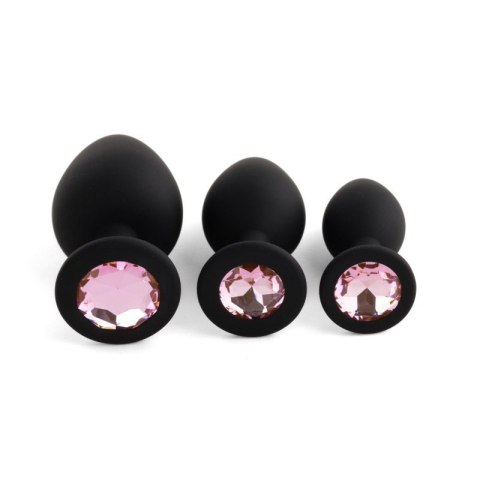 Jewellery - Silicone PLUG - SET Black Boss of toys