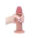Silicone dildo with movable foreskin 18 cm Boss of toys
