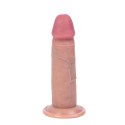 Silicone dildo with movable foreskin 18 cm Boss of toys