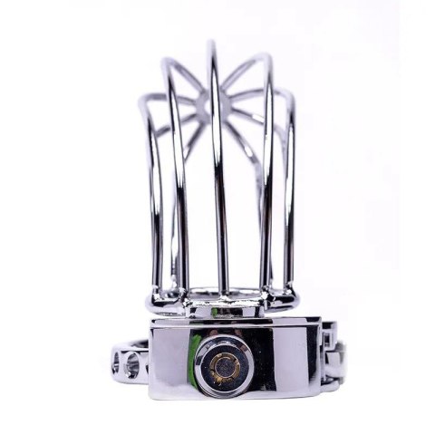 Stainless Steel Penis Cage 2 with Advanced Locking Mechanism Boss of toys