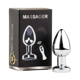 Metal Butt Plug M Vibrator USB - Remote Control Boss of toys