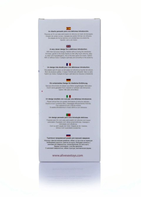 Stożkowy kulkowy korek analny silikonowy sex 14cm Alive