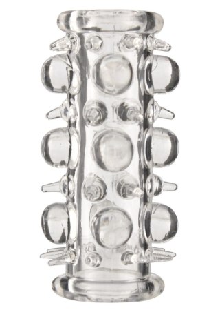 Stymulująca kobiety żelowa sex nakładka na penisa Seven Creations