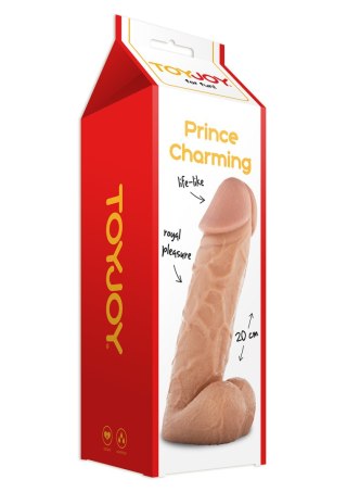 Wielki żylasty realistyczny penis z jądrami 20 cm TOYJOY
