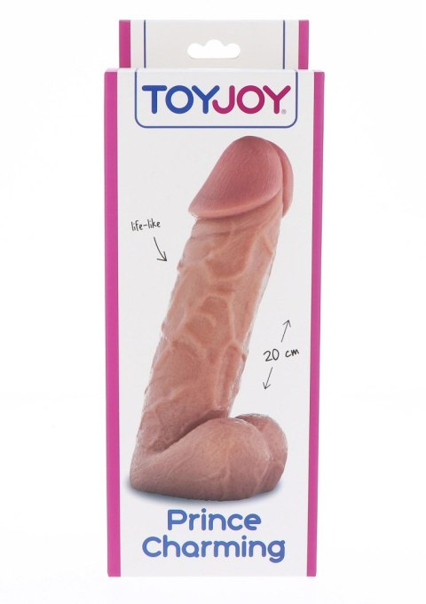 Wielki żylasty realistyczny penis z jądrami 20 cm TOYJOY
