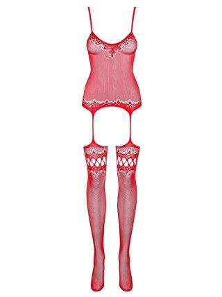 Erotyczne bodystocking otwarty krok F214 S/M/L Obsessive