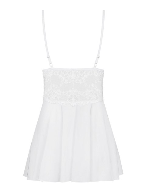 Biała sex koszulka stringi komplet obsessive s/m Obsessive