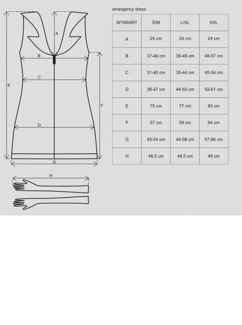 Przebranie kostium sex pielęgniarka obsessive s/m Obsessive