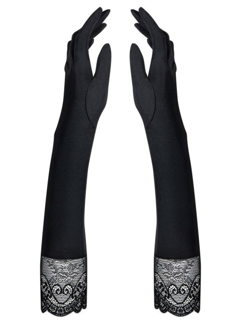 Rękawiczki długie do łokcia koronkowe obsessive Obsessive