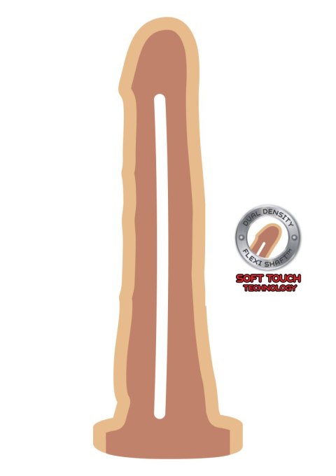 Dildo-dual density dong 7.5 inch TOYJOY