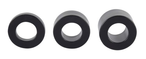 Komplet 3 pierścienie do rozciągania jąder moszny Rebel