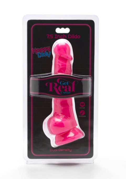 Sztuczny członek dildo z jądrami realistyczny 19cm TOYJOY