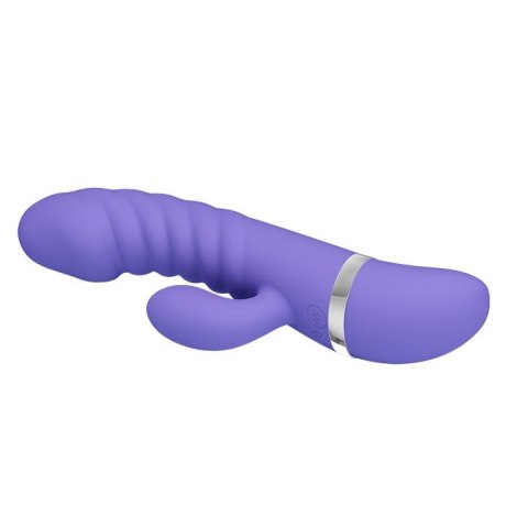 Sex wibrator ze stymulatorem łechtaczki 7tryb 18cm Pretty Love