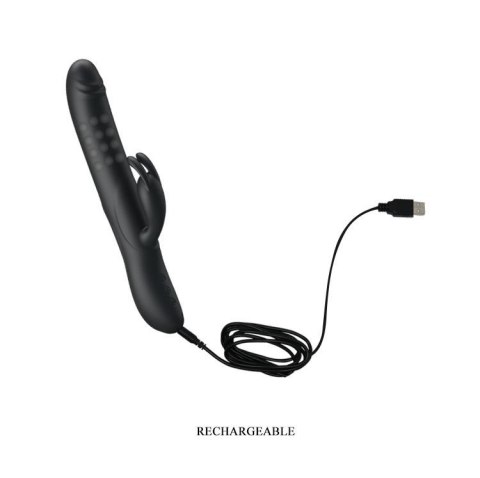 Wibrator królik z masażerem łechtaczki erotyka Pretty Love