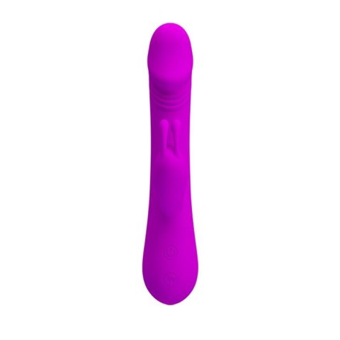Wibrator z masażerem łechtaczki 30 trybów 21cm sex Pretty Love