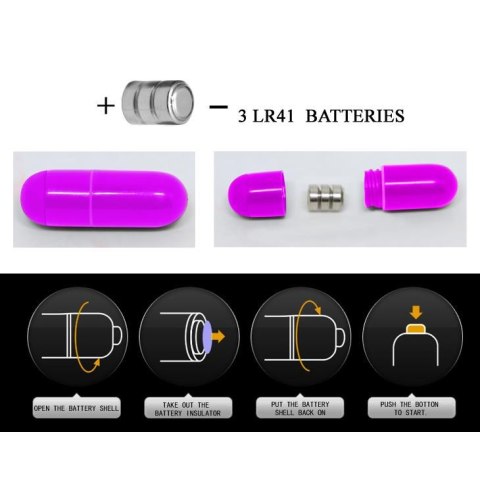 Mocna wibrująca nakładka na penisa z królikiem Pretty Love