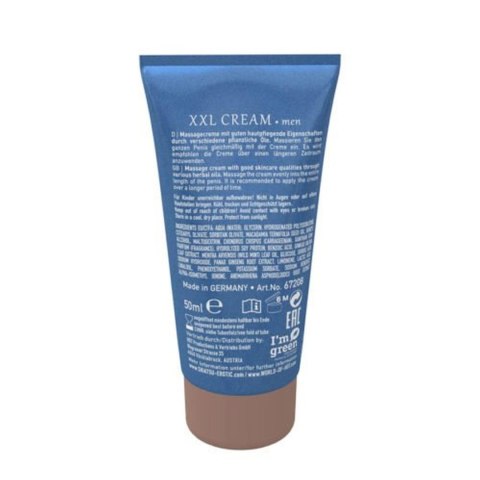 Męski krem xxl większy dłuższy grubszy penis 50ml Hot