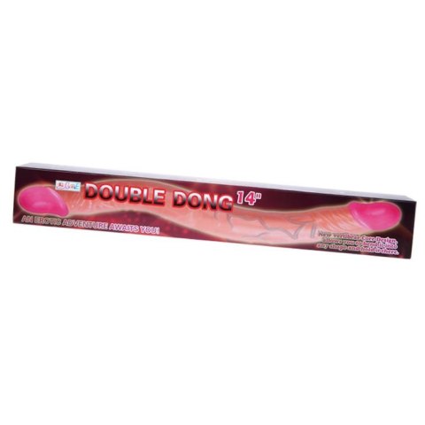 Dildo realistyczne wyginane długie podwójne 36cm BAILE