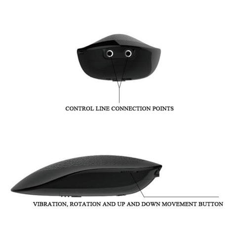 Duży penis dildo ruch posuwisty sex rotacja 22cm BAILE