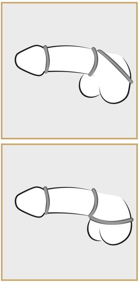 Metallic Silicone Cock ring se You2Toys