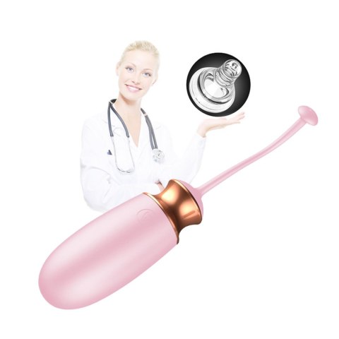 Wibrujące jajeczko ogrzewane z pilotem 10trybów B - Series Fox