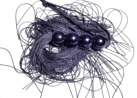 Bicz pejcz do chłosty silikonowy bdsm bondage 37cm Fetish B - Series