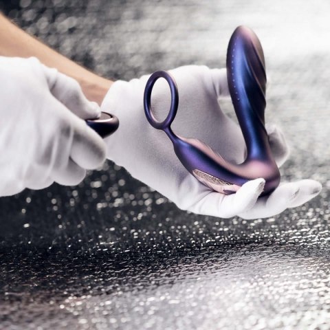 Masażer prostaty z pierścieniem na penisa 10trybów Easytoys