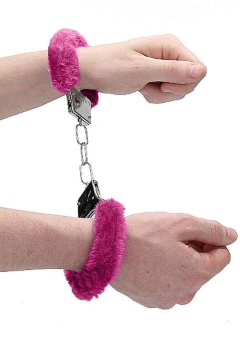 Beginner"s Handcuffs Furry - Pink Ouch!